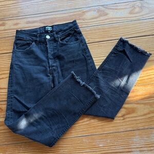 Bimba y Lila Black Cropped High Rise Jeans